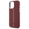 Mercedes MEHMP16X23SUMSR iPhone 16 Pro   Max 6.9 czerwony/red hardcase Silicone White Stripe MagSafe